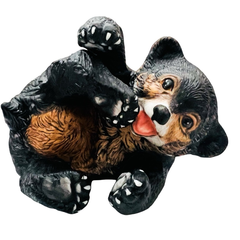 Vintage 1979 RSL Porcelain BEAR CUB Figurine By R.J. Brown Mexico Animal Figure